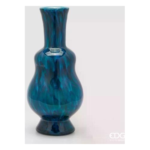 Edg Vaso Vetro (21,5x46,5cm) bottiglia MACULA Blue 1100541A800