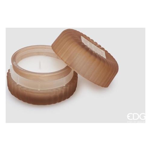 Edg Candela profumata Uphill Woods (8x5cm) vetro con tappo JASMINE Nocciola 6100055AUPW