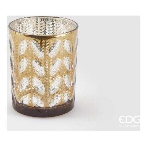 Edg Porta candela (10x12,5cm) MIRROR Ambra 4400379A247