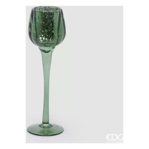 Edg Candelabro 1F calice (27,5cm) Verde 4400075A772