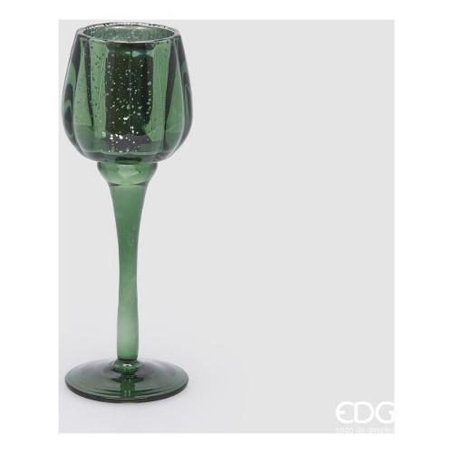 Edg Candelabro 1F calice (22cm) Verde 4400076A772