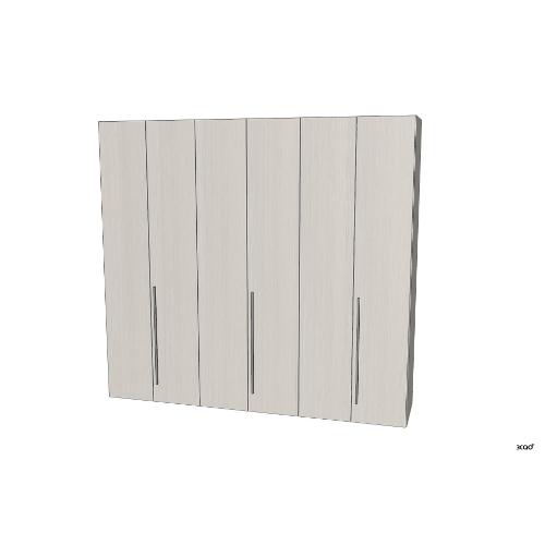 Santa Lucia PALLADIO Armadio 6 Ante battenti Matwood silk (275cm) Mobile KIT