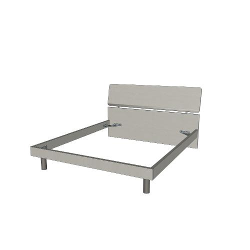 Santa Lucia VIENTO Letto due piazze Clay light