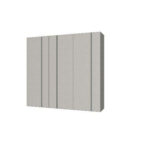 Santa Lucia ARGON Armadio 6 Ante battenti Clay light (275cm) Mobile KIT