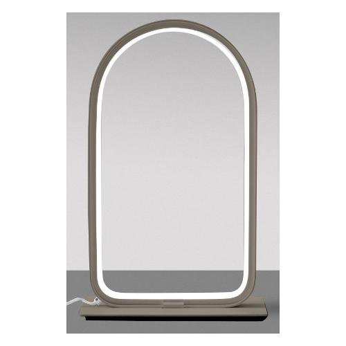 G.E.A. Luce Lampada tavolo NICOLE L Titanio (22x12x35cm) FNILT1 1 luce - LED - Max 12W