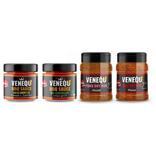 Venequ Set salse e spezie per barbecue Smart pack #5 4 pz VNQ200Z10