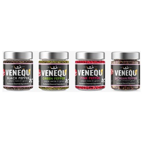 Venequ Selezione pepi per barbecue pepper Grains pack 4 pz VNQ200Z12
