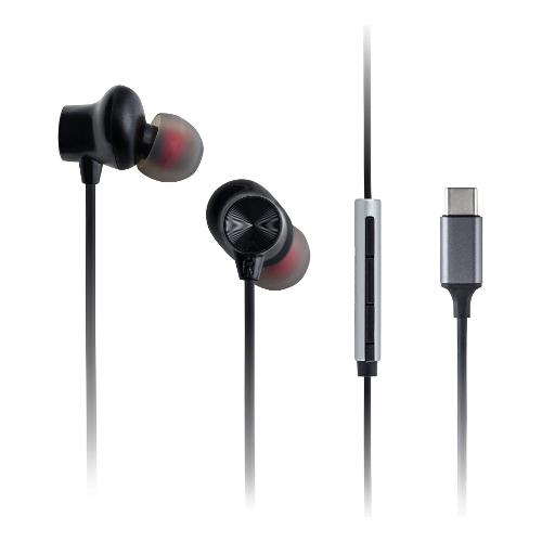 Panasonic Auricolari microfono filo USB C Black RP TCM225DEK