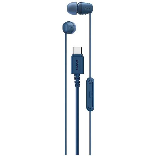 Sony Auricolari microfono filo USB C Blue IEREX15CL CE7