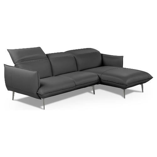 Calia MANNEQUIN Divano 3 posti penisola a destra Bull 329 Grigio