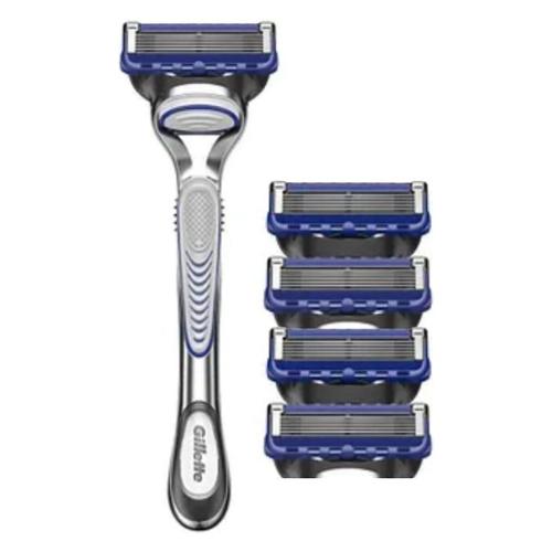 Gillette Rasoio barba FUSION 5 SPORT con 4 lamette