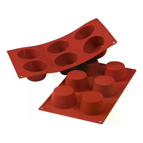 Silikomart Stampo Silicone Muffin 6P medium (6,9cm) 30 023 00 0060