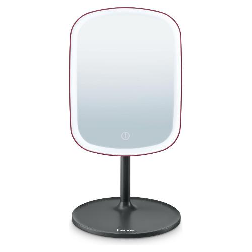 Beurer Specchio trucco da appoggio con luci led Bs47 Limited Edition (16x34cm) Nero e Rosso 00010539