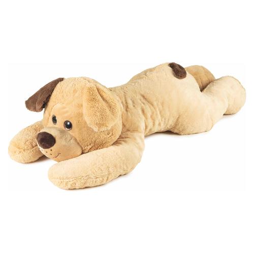 De.Car 2 Peluche Cane disteso bicolor (100cm) Beige 28036