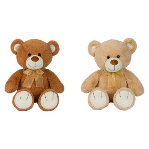 De.Car 2 Peluche Orsetto seduto con fiocco (50cm) Assortito 26492