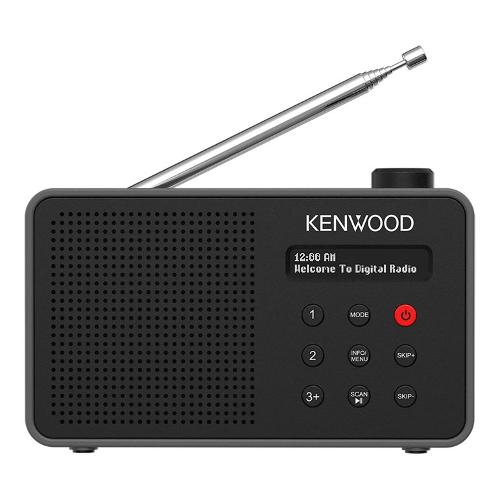 Kenwood Radio DAB+ Automatic Safety Alert Black e Grey CR M25DAB B