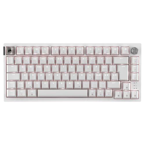 Corsair Tastiera computer K65 Plus Wireless RGB Mac e Pc Frost white CH 91D451E IT