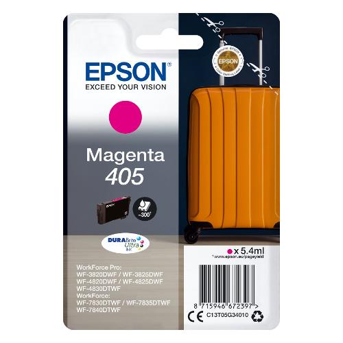 Epson Cartuccia stampante Serie Trolley Magenta DURABRITE ULTRA 405 C13T05G34010