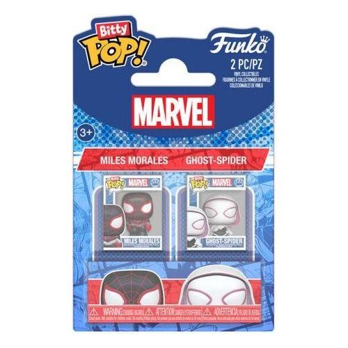 Funko POP BITTY Marvel Spider Man Miles Morales & Ghost Spider 2 Pack 88938