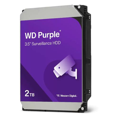 Western Digital Hard disk interno 3.5" 2TB WD PURPLE SURVEILLANCE Bulk Package WD23PURZ