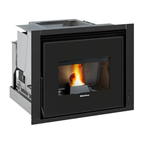 Extraflame Caminetto 12kW COMFORT P85 Plus 3 motori Black 1290750 Classe A+
