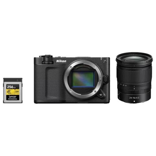 Nikon Fotocamera mirrorless 24,5Mpx Full frame ZR Kit 24 70mm f 4 S + CFexpress 256GB Black NZC102