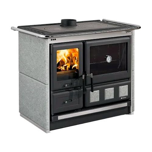 Nordica Cucina legna 11kW ROSA XXL 5.0 VST .16 Petra Pietra naturale 5 stelle (107,4x66,9x86,1cm)