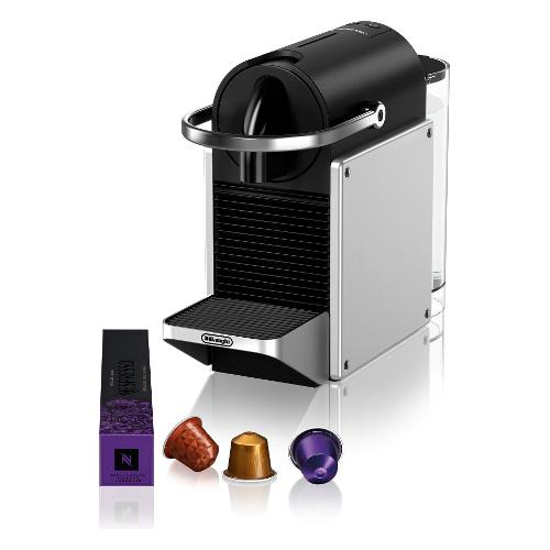 De Longhi Macchina caffè Capsula 1260W PIXIE EN 127S Silver e Black 0132193834