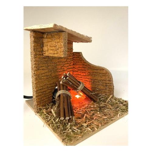 Euromarchi Fuoco con luce (18x16x16cm) FE1279