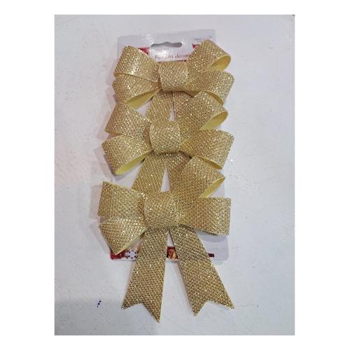 General Trade Fiocco decorativo Natale Oro Assortito 411973