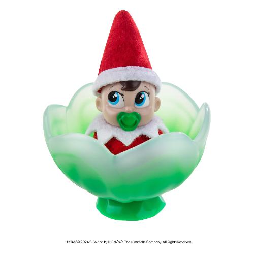 Creativamente Mini personaggio Elfo occhi azzurri (8,5x12cm) THE ELF ON THE SHELF Verde EOTS_PIPS_MA
