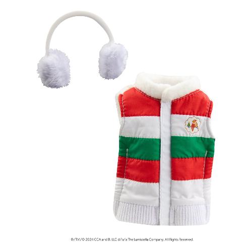 Creativamente Playset Paraorecchi e Gilet Claus Couture per Elfo THE ELF ON THE SHELF EOTS_VEST