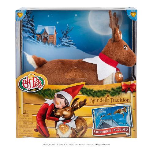 Creativamente Renna Elf Pets con libro fiaba Natalizia THE ELF ON THE SHELF 493