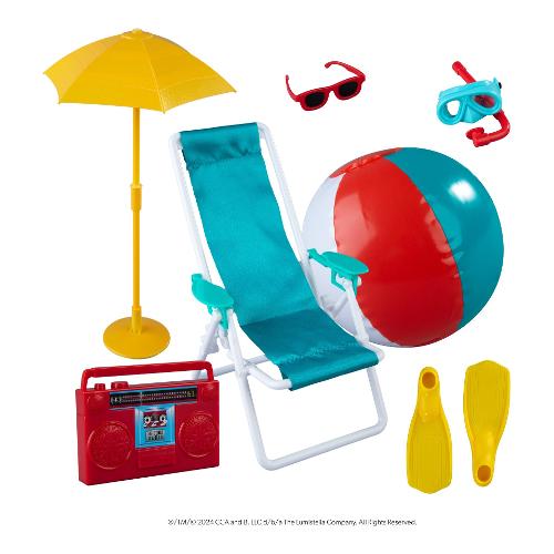 Creativamente Set da spiaggia Polar Props Elfo THE ELF ON THE SHELF EOTS_BEACH