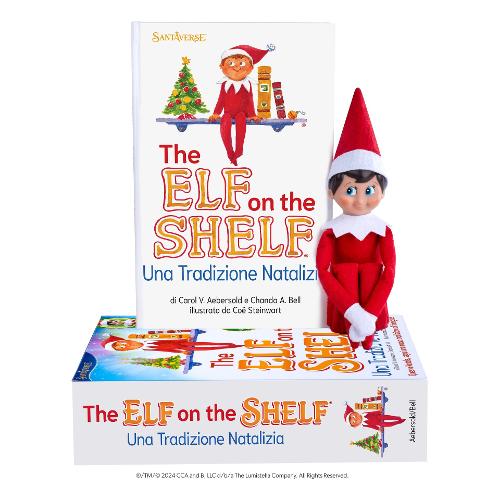 Creativamente Elfo con libro fiaba Natalizia THE ELF ON THE SHELF 491