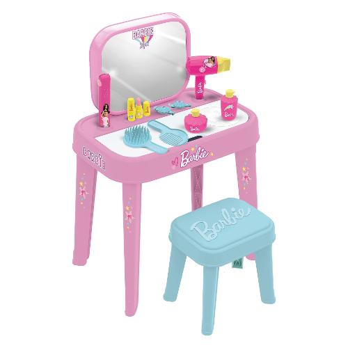 Grandi Giochi Specchiera giocattolo Vanity con sgabello e accessori BARBIE BAR51000