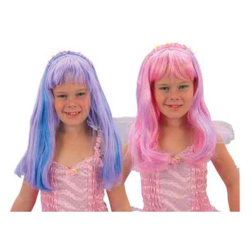 Ciao Parrucca carnevale Fatina Rosa o Azzurra assortito taglia bambina 72009