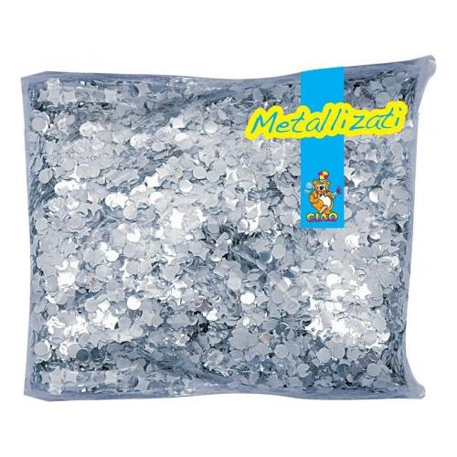 Ciao Coriandoli metallizzati 200 gr Silver 20016