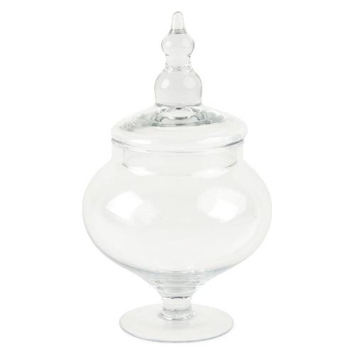 Mercury Vaso Vetro (13x30cm) Poetiche con coperchio Trasparente 48181