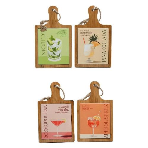 Mercury Tagliere Bamboo (24x14,5cm) COCKTAIL LOUNGE Assortito 05588