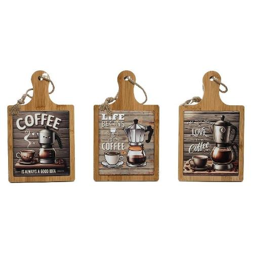 Mercury Tagliere Bamboo (24x45cm) COFFEE TIME Assortito 05496