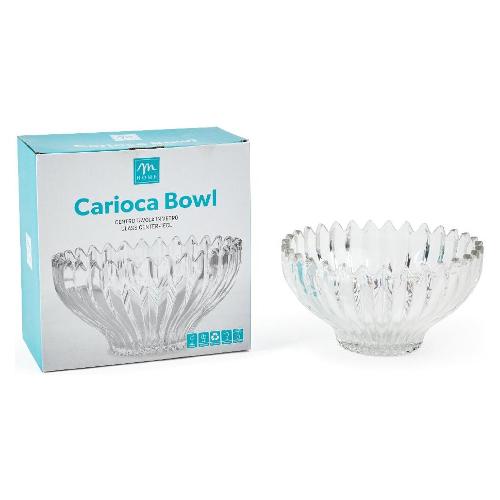 Mercury Centro tavola Vetro (23x13cm) Stella CARIOCA Trasparente 52455