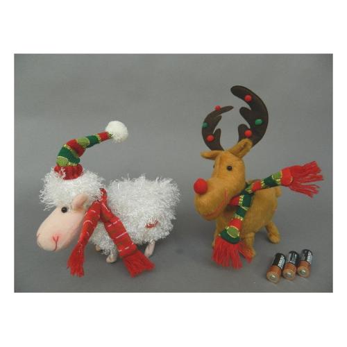 Tabor Pecora o Renna con musica e movimento (22cm) (1pz) 951436