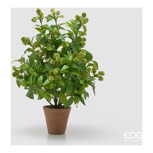 Edg Pianta artificiale Vaso Viburno Light Green (61cm) 2300526A771