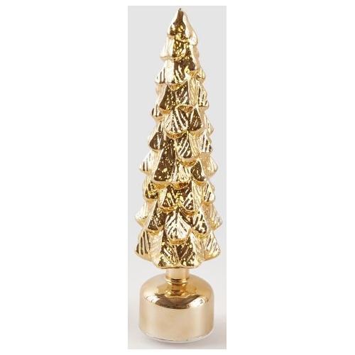 Edg Albero Natale soprammobile TWIST Assortito Oro 8100985A010 (10x40cm) LED