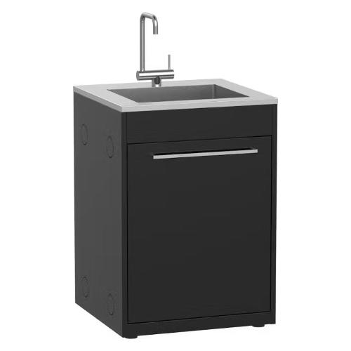 Weber Modulo lavello con rubinetto BBQ KITCHEN Nero (65cm) 3401010