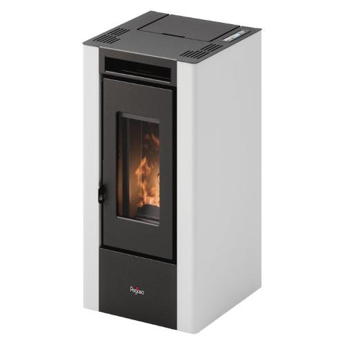 Pegaso Stufa pellet 5,5kW ELLIOT 6 White 4 stelle Classe A+ 7025066