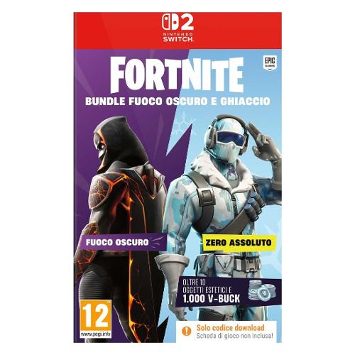 Epic Games SWITCH 2 Fortnite Bundle Fuoco Oscuro e Ghiaccio Digital Dowload PEGI 12+ SWS20072