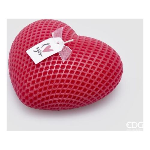 Edg Candela Cuore (15x12x7,5cm) SAN VALENTINO Rosso 6100066A557