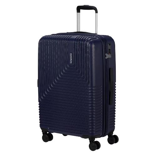 American Tourister Trolley rigido espandibile tg. M (76Lt) 4 ruote (46x27x66cm) NITELINE Blu 150694 5719